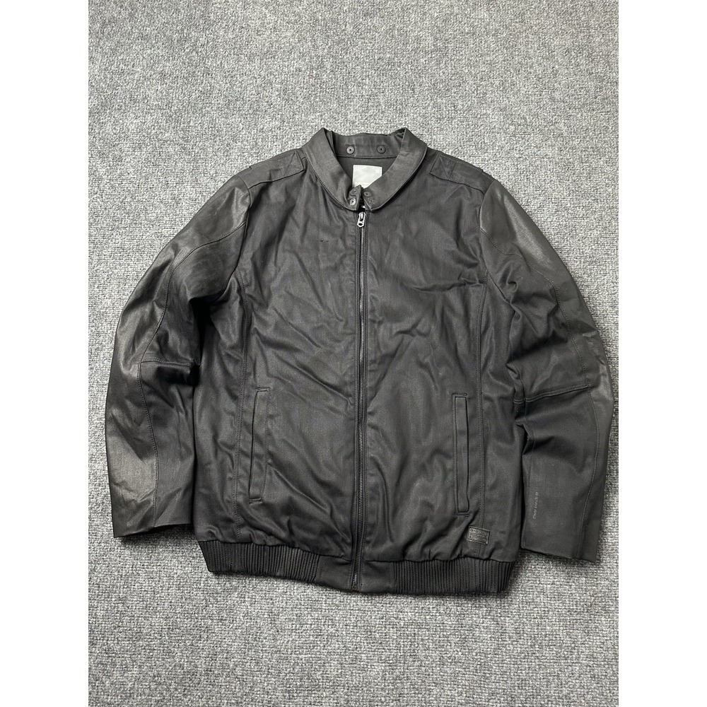 Womens G Star Raw Zip Jacket Black‎ Lightweight Bomber, Size XL